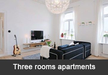 Three rooms apartments Belgraderenting