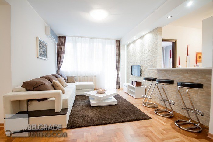 Apartment King Belgrade  -living room