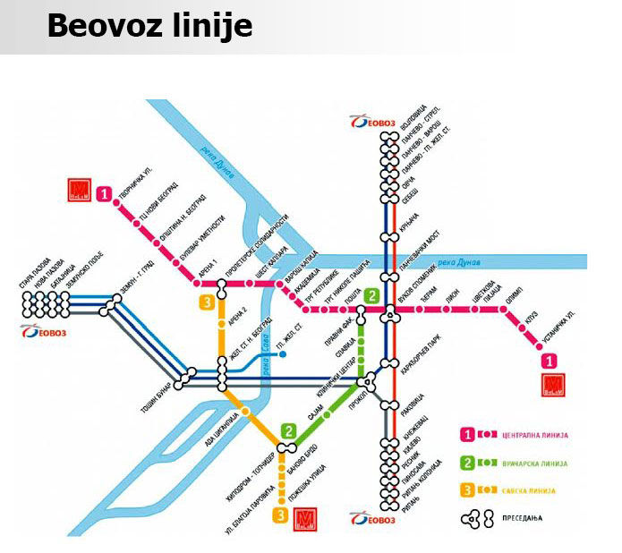 gsp beograd dnevne linije mapa Gradski prevoz Beograda   apartmani Belgraderenting gsp beograd dnevne linije mapa